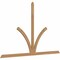 Ekena Millwork Richland Timber Gable Bracket, Western Red Cedar, 108"W x 68"H x 1 1/2"D x 3 1/2"F, 15/12 Pitch GBW108X68X0204RIC00SWR - alternate 2